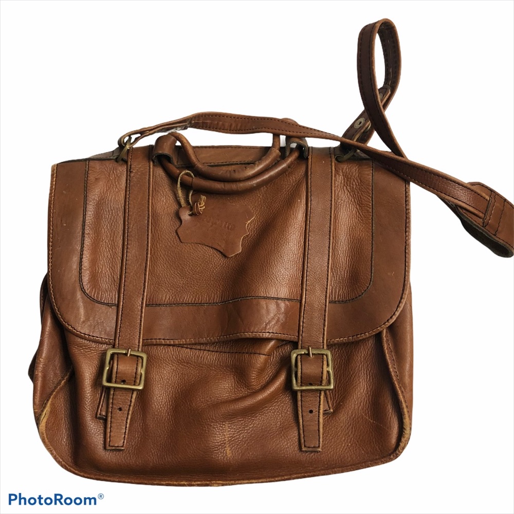 COPY - Portalid Brown Leather Messanger Bag
